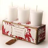 Set of 3 Boxed Gift Votive Candles, Foret Royale (Royal Forest) Seda France