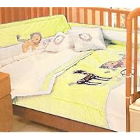 Jungle Lion - Animal Comforter Set with Bumpers - Toddler/Crib Size