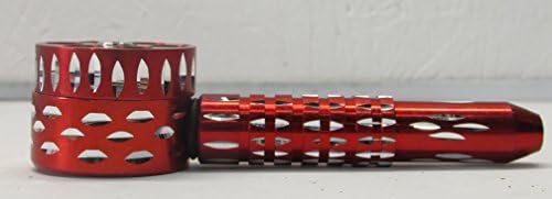 4 3/4" Red Metal 6 Shooter Incense Burner