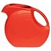 Fiesta 67-1/4-Ounce Large Disk Pitcher, Scarlet