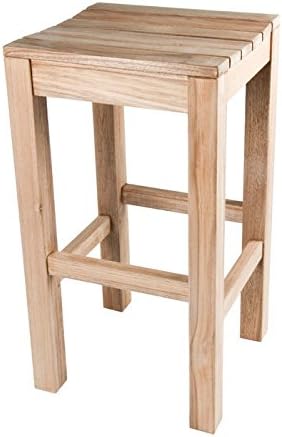 St. Tropez Teak Wood Bar Stool