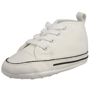 Converse Chuck Taylor All Star Core Hi - Botines de lona para bebé, color blanco, talla 18