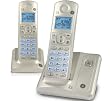 GE DECT 6.0 Caller ID Dual Handset Cordless Speakerphone, Pearl White (28512AE2)