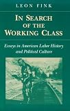 IN SEARCH OF WORKING CLASS: ESSAYS IN AMERICAN LABOR HISTORY AND POLITICAL CULTURE (Working Class in American History)