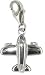 Chrysalis Charm Silver Plated Aeroplane
