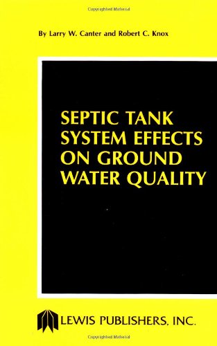 septic tank system effects on ground water quality