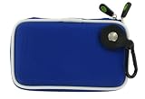 Slim Nylon Hard Shell Case (Dark Blue) for Navigon 7200T 4.3-Inch