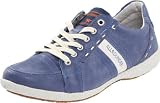 ALLROUNDER by MEPHISTO Women's Goana Flat,Jeans Goyat/Full White Grain,9 M US