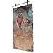 Mary with Child Holy Land poster ready for hanging. Holy Sepulchre Souvenir