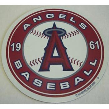 Los Angeles Angels Team Logo MLB Car Magnet (Quantity of 1)