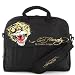 Ed Hardy Phil Tiger Computer Messenger Bag- Black