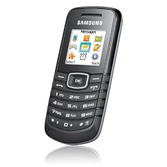 Samsung E1080w Handy (Ohne Branding, 3,6 cm (1,4 Zoll) Display) schwarz