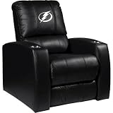 Home Theater Recliner with NHL Logo Panel Team: Tampa Bay Lightning
