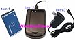New Original Oem Rim Blackberry Battery C-s2 Cs2 1000mah Replacement for Blackberry Curve 8300 8320 8310 8330 8700c + External Battery Desktop Charger Cradle + Home Wall Ac Power Adapter Charger for External Desktop Charger