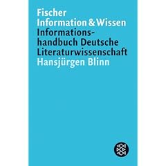 Informationshandbuch Deutsche Literaturwissenschaft. Mit Internet- und CD-ROM-Recherche (Taschenbuch)