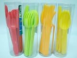 Plastic Picnic / Party / Bar-B-Q Cutlery Set 12pcs Buy 1 Get 1 FREE (KD0036) *Colour may vary or Duplicated*
