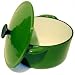 Paylesscookware Grass Green Enamel Coated Cast Iron Round Dutch Oven 4 1/4-qt.