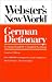  : Webster's New World German Dictionary: German/English English/German