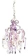 Tadpoles Three Bulb Chandelier in Lavender Topaz