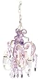 Tadpoles Three Bulb Chandelier in Lavender Topaz