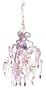 Tadpoles Three Bulb Chandelier in Lavender Topaz