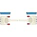 Straight Through RS-232 Serial Cable, All Pins Connected, 2m (25DM/25DM)