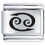 Cancer Symbol Italian Charms Bracelet Link