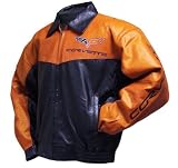 Corvette C6 Elite Lambskin Bomber Atomic Orange