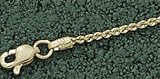 1 MM 14K Gold 20 inch Rope Chain