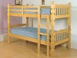 Home Comfort Chunky Pine Bunk 3ft Single Bed Frame