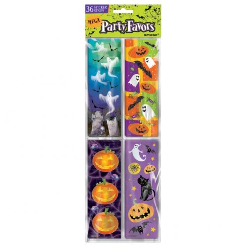 City Travel Guides Discounted  Kitchen & Housewares : Halloween sticker strips ( 2 sheets)