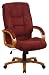 Concord Finish Oak Deluxe Pillow Back Executive Chair