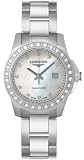 Longines Watches- Longines Conquest Diamond Markers and Diamond Bezel Water Resistant to 300M Women's Watch