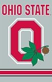 Ohio State Buckeyes Block O Applique Banner Flag