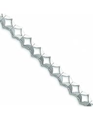 Genuine 14K White Gold White Gold Holds Up To 21 2.75mm Stones Add-A-Diamond Tennis Bracelet M 15 Grams Of Gold 100% Satisfaction Guaranteed.