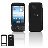 HTC T-Mobile G1 Google Cell Phone Solid Black Snap-On Case Cover with Removable Swivel Belt Clip