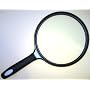 5 1/2" MAGNIFIER optical tool - MAP & NEWSPAPER - w/ergonomic cushion grip handle