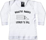 Rebel Ink Baby Infants' Beastie Babies, License To Spill Long Sleeve Tee T-Shirt