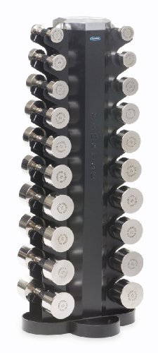 Hampton Fitness 10 Pair Chrome Beauty-Grips Studio Club Pack