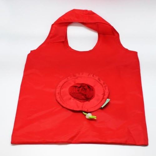 Primo Tech JMS-B4101002A Red Rose Cute Re-usable Tote Bag