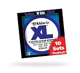 D'Addario EXL115-10P Nickel Blues/Jazz Electric Guitar Strings, 10 sets
