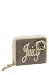 Juicy Couture Velour Clutch Wallet (Smoke/Winter White)