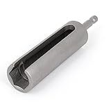 uxcell　ヘックスナットドライバー　ドライバービット　メタル製　グレー　25x 120mm