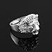 Men's 925 Silver Lion Head Ring