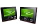 Muse M-762CV Pack deux Lecteurs DVD portable Ecran 7" DVD DivX CD / mp3 JPEG USB Noir