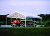 ShelterLogic Super Max 12Ft.W Commercial Canopy - 30ft.L x 12ft.W x 9ft. 8in.H, 2in. Frame, 12-Leg, Model# 29770