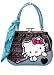Womens Hello Kitty Black Pink Doctors Retro Lock Kiss Bag