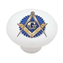 Freemason Decorative High Gloss Ceramic Drawer Knob