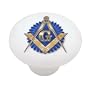 Freemason Decorative High Gloss Ceramic Drawer Knob