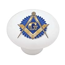 Freemason Decorative High Gloss Ceramic Drawer Knob